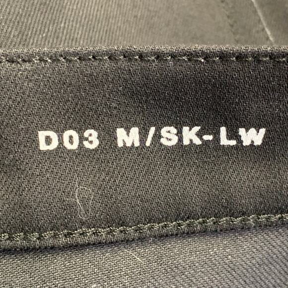 SAINT LAURENT 2020 Size 31 Black Denim Tapered Five Pockets Jeans - Picture 5 of 7